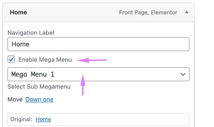 Mega Menu