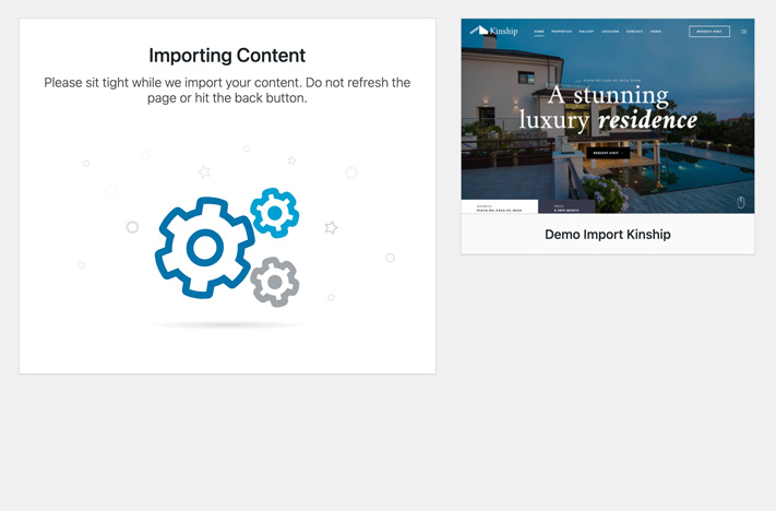 Import demo