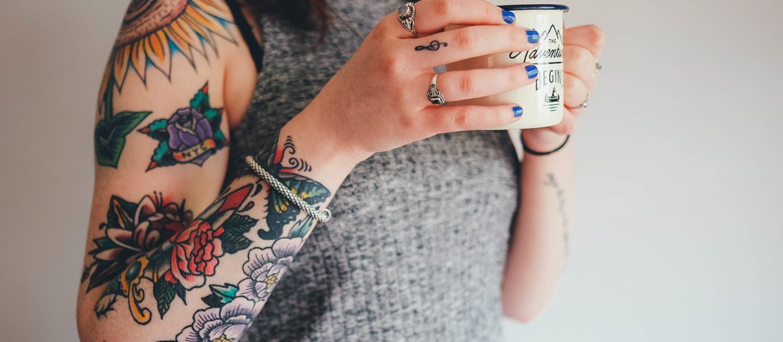 Woman with coffee