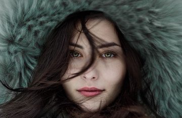 Woman with pretty eyes